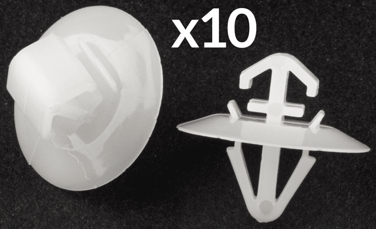 10x Clips for Renault Kangoo Master Trafic Side Moulding Lower Protection Door