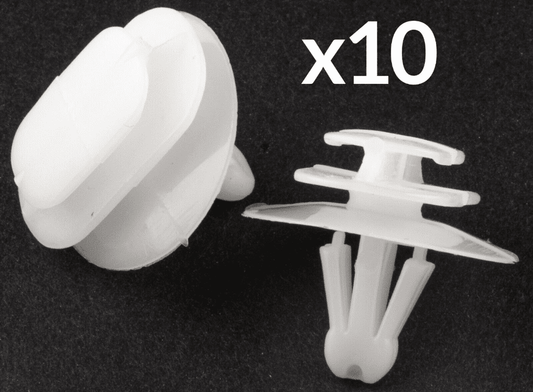 10x Clips for Renault Kangoo Van Door Moulding Exterior Trim Strip Plastic