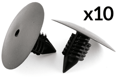 10x Clips for Renault Megane Clio Scenic Wheel Arch Lining Slash Guard Spruce