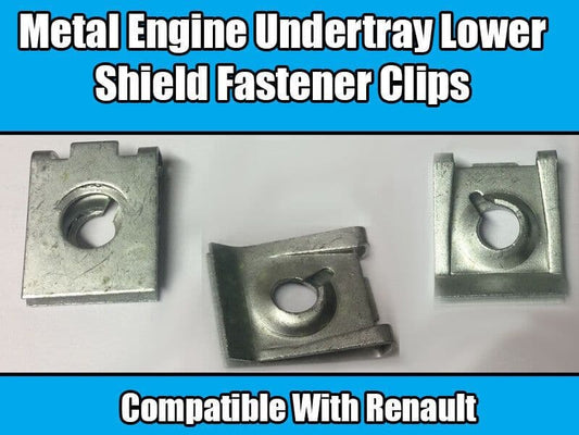 10x Clips for Renault Metal Undertray Engine Protection Compartment Lower Shield