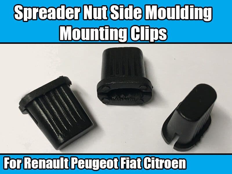 10x Clips for Renault Peugeot Fiat Citroen Spreader Nut Side Moulding Mounting