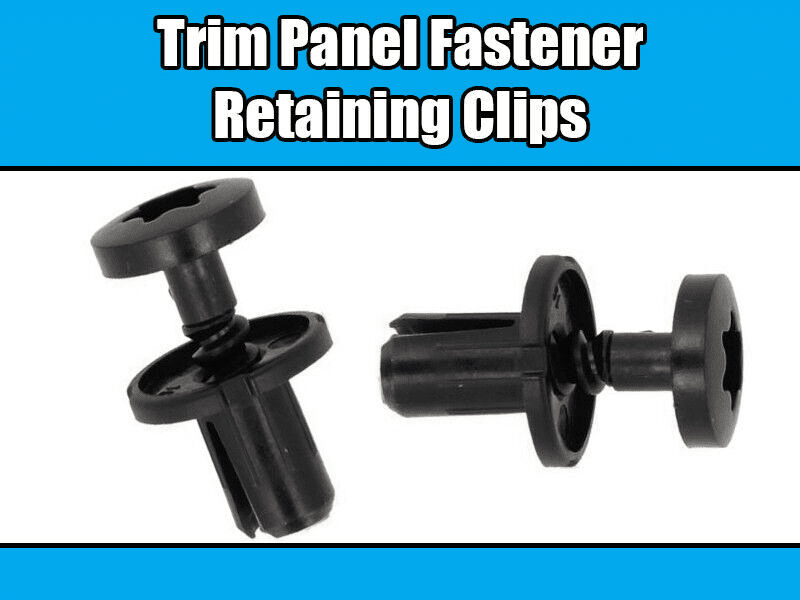 10x Clips for Renault R-19 R-21 Super-5 Express Laguna Trim Clips Black Plastic
