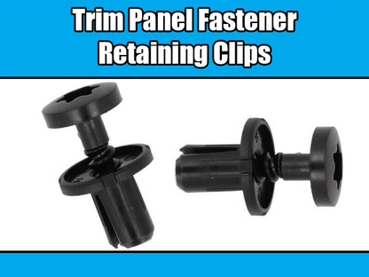 10x Clips for Renault R-19 R-21 Super-5 Express Laguna Trim Clips Black Plastic
