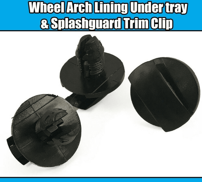 10x Clips for Renault Wheel Arch Lining Undertray Splashguard Plastic Trim Rivet