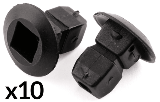 10x Clips for Skoda Grommet Expanding Lock Nuts Bumper Trim Shields Fastener
