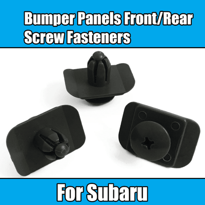 10x Clips for Subaru Bumper Panels Front Rear Screw Fasteners 10mm Grey Plastic
