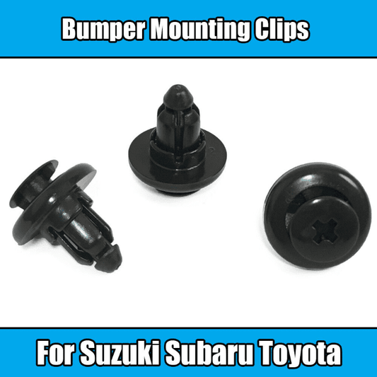 10x Clips for Suzuki Bumper Mounting Clips Subaru Toyota 30008324 Black Plastic
