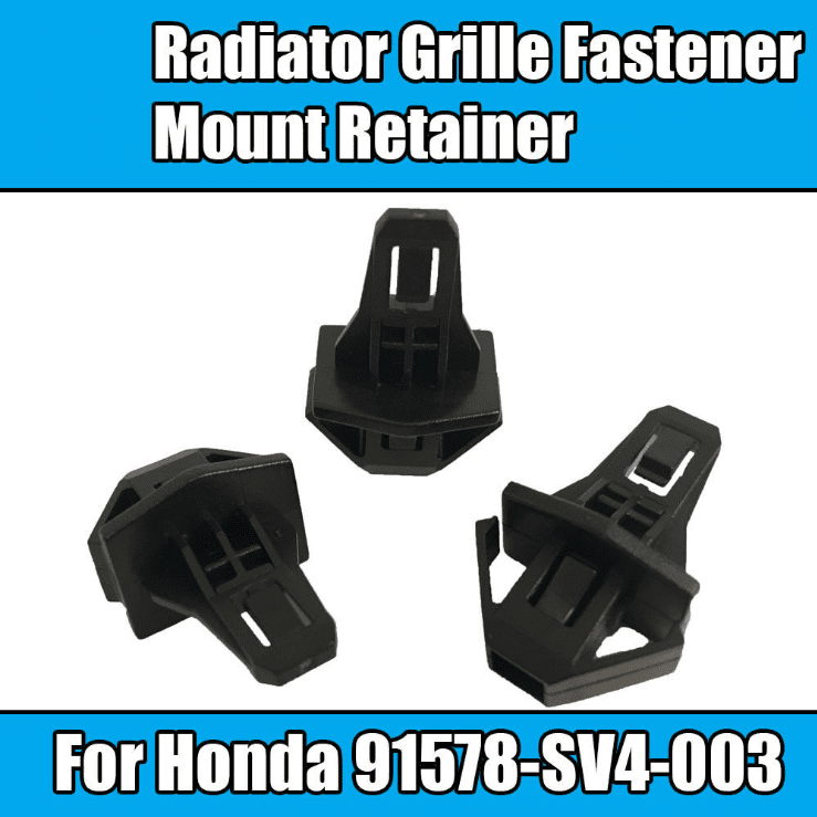 10x Clips for Toyota A5 Radiator Grille Fastener Mount Retainer Black Plastic