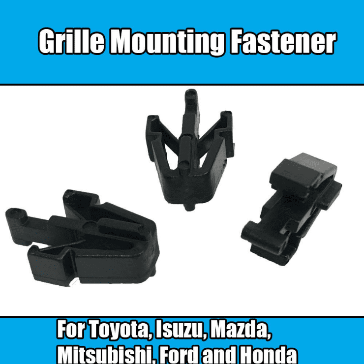 10x Clips for Toyota Grille Mounting Fastener Isuzu Mazda Mitsubishi Ford Honda