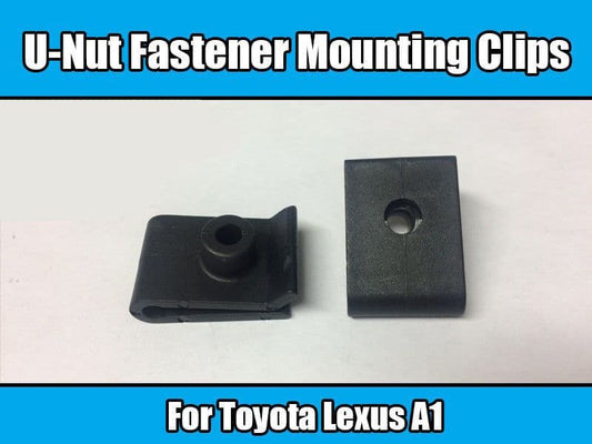 10x Clips for Toyota Lexus A1 U-Nut Fastener Mounting Black Plastic 90179-05060