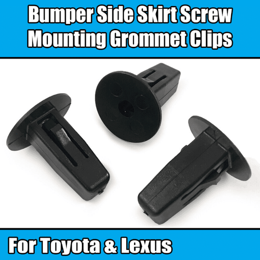 10x Clips for Toyota & Lexus Bumpers Aprons Side Skirts Screw Mounting Grommet