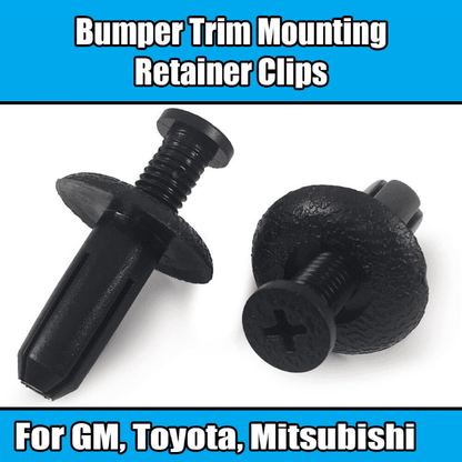 10x Clips for Toyota Mitsubishi Bumper Trim Mounting Retainer Rivet 90467-08155