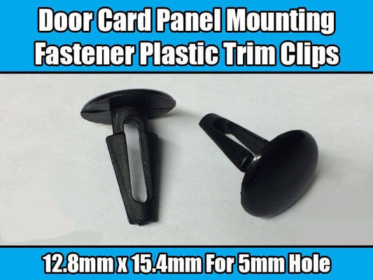 10x Clips for Toyota Nissan Door Card Panel Rivet Retainer 13X15x5 Plastic
