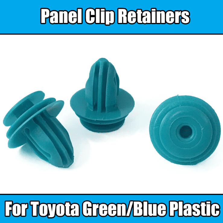 10x Clips for Toyota Panel Clip Retainer Green Blue Plastic Oem 90467 ...