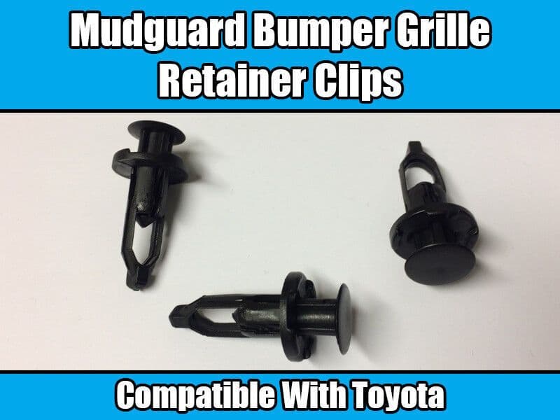 10x Clips for Toyota Push Type Retainer 52161-16010 Mudguard Bumper Grille Pan