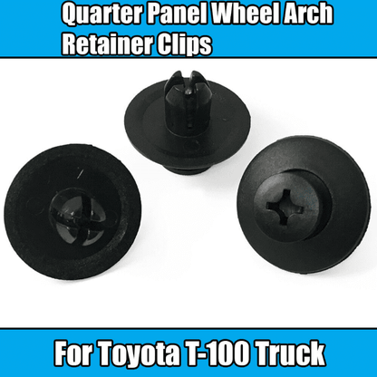 10x Clips for Toyota Quarter Panel Wheel Arch Retainer Trim Clips Black Plastic