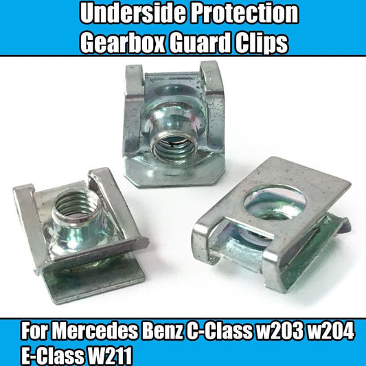 10x Clips for Underside Protection Gearbox Mercedes C-Class W203 W204 E-Class