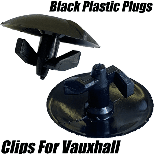 10x Clips for Vauxhall Astra Corsa Bonnet Dashboard Instrument Panel Trim Black
