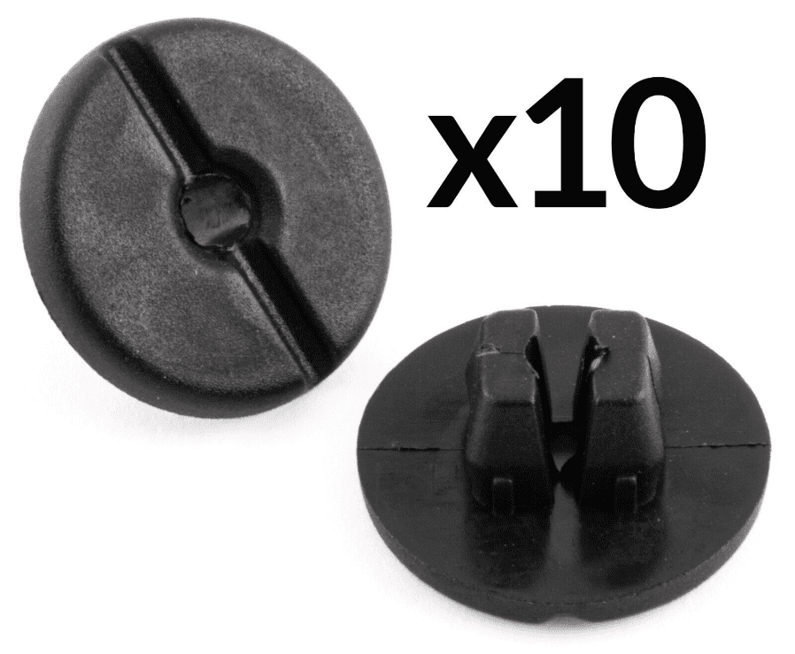 10x Clips for Vauxhall Astra G Corsa C Headlight Fastener Retainer Black Plastic