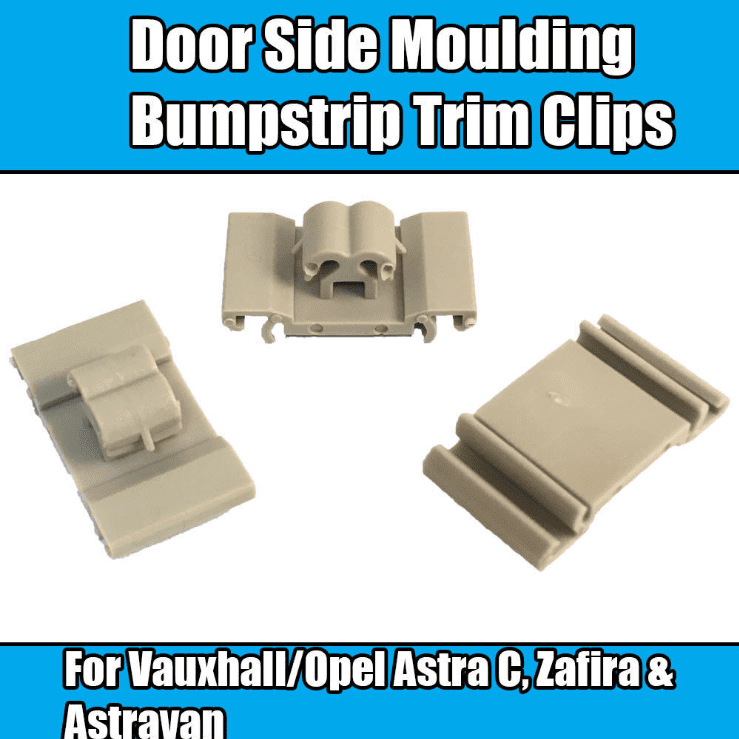 10x Clips for Vauxhall Astra G Zafira A Door Side Moulding Bumpstrip Trim Clips