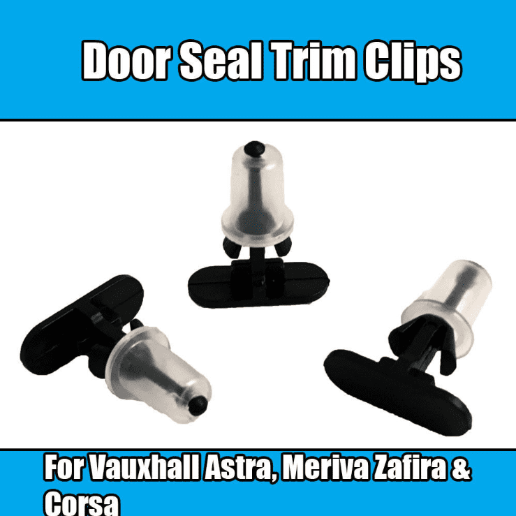 10x Clips for Vauxhall Door Seal Clips Fasteners for Rubber Weatherstrip Astra