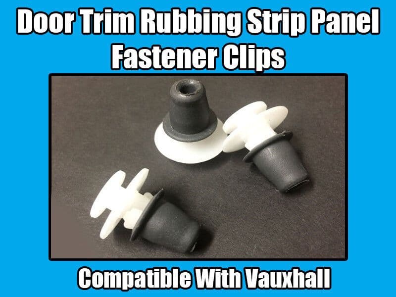10x Clips for Vauxhall GM Opel Door Trim Rubbing Strip Panel Fastener Plastic
