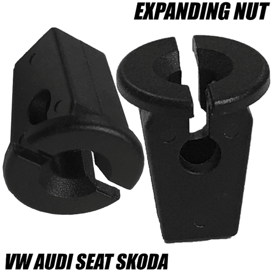 10x Clips for Volkswagen Audi Seat Skoda 8mm Expanding Lock Nut Grommet Trim