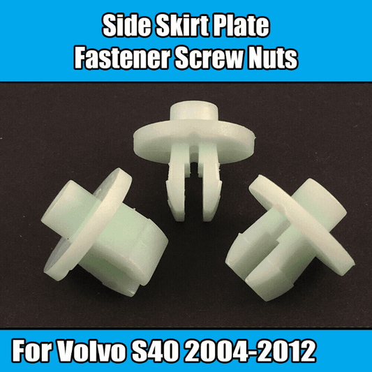 10x Clips for Volvo S40 2004-2012 Side Skirt Plate Fastener Screw Nut 30683311