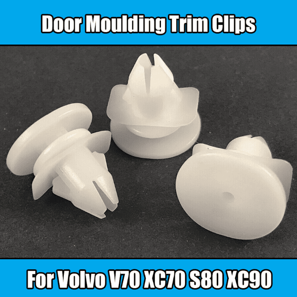 10x Clips for Volvo V70 Xc70 S80 Xc90 Door Moulding Trim Bumper Bumpst ...