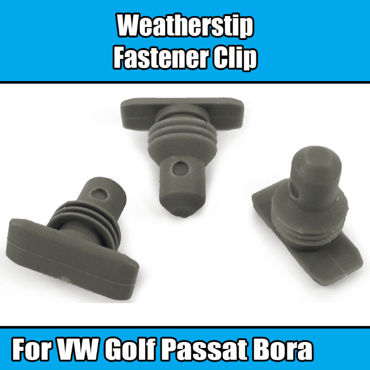 10x Clips for VW Bora Golf Passat Weatherstrip Fastener Clip 3B0839723 Plastic
