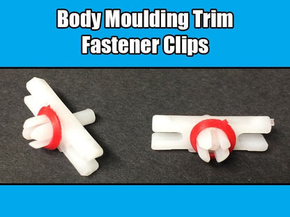 10x Clips for VW Bug Beetle T1 Deluxe Body Slim Plastic Trim Clip 67-79 T3 66-73