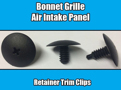 10x Clips for VW Golf Mk3 Vento Audi Bonnet Grill Retainer Panel Air Intake