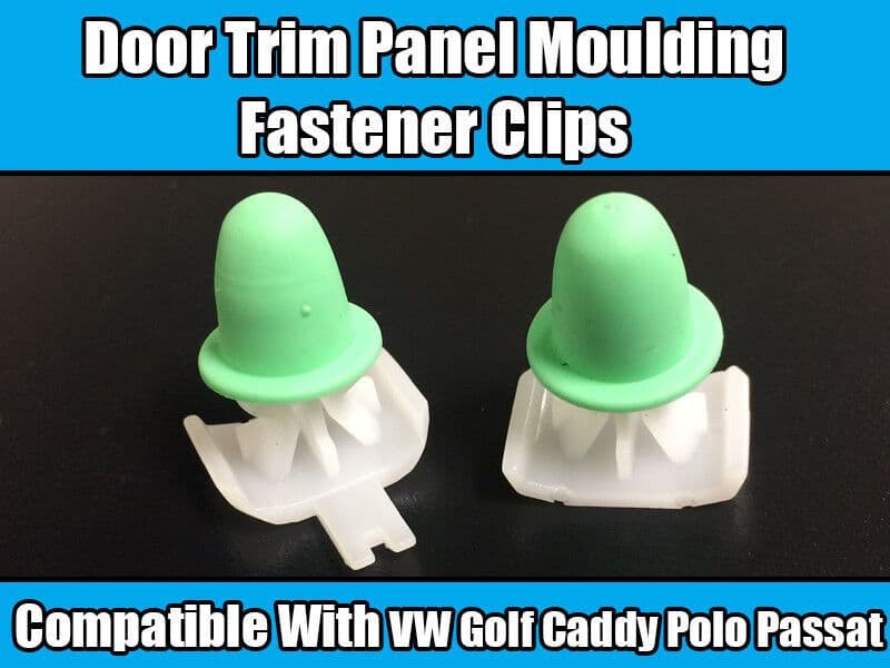 10x Clips for VW Golf V Caddy Polo Passat B5 Door Trim Panel Moulding Fastener