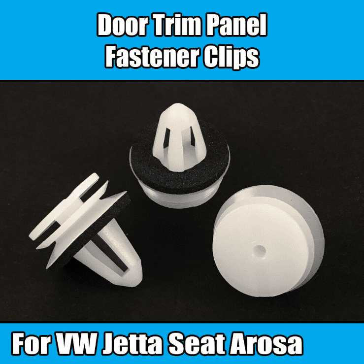 10x Clips for VW Jetta Seat Arosa Door Trim Panel Clamp Set 6X0868243A Plastic