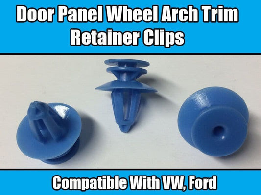 10x Clips for VW Passat Ford Fiesta Blue Door Panel Wheel Arch Trim Retainer