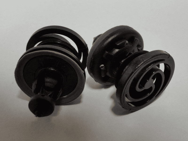 10x Clips for VW Volvo Audi Interior Door Card Trim Retainer Black Plastic