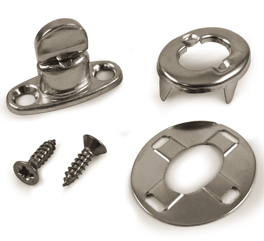 10x Common Sense Standard 10mm Turnbutton Kit & Screw Boat Canopy Cover Fastener
