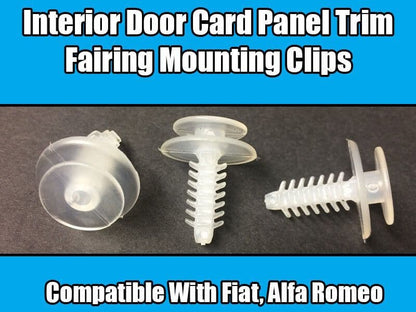 10x Door Card Panel Clips for Alfa Romeo 145 146 156 166 GTV Spider