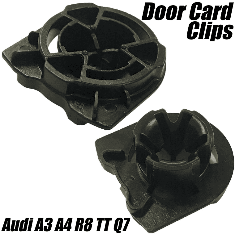 10x Door Card Trim Panel Black Plastic Clips for Audi A3 A4 R8 Q7 Tt 8V0868243