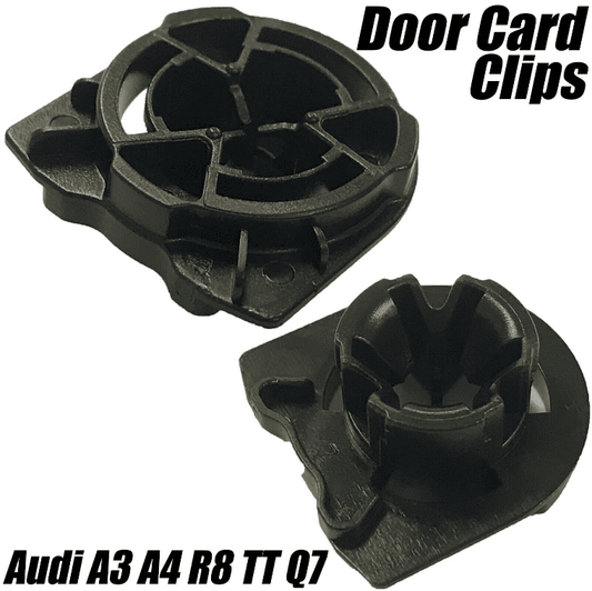 10x Door Card Trim Panel Black Plastic Clips for Audi A3 A4 R8 Q7 Tt 8V0868243
