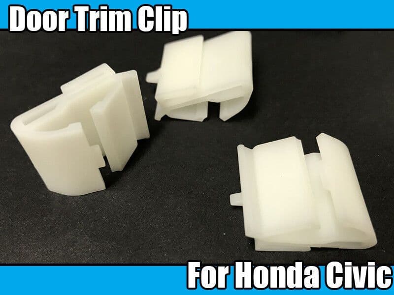 10x Door Panel Belt Snap In Retainer Trim Clip for Honda Cr-V Civic Accord
