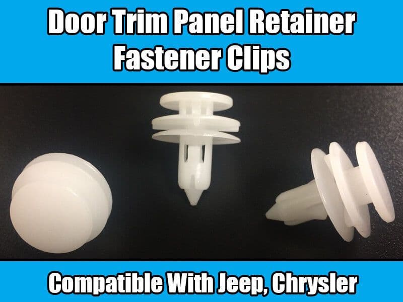 10x Door Panel Trim Clips Retainer Fastener for Chrysler & Jeep