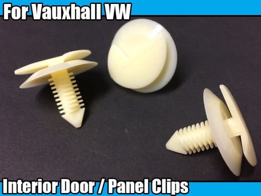10x Door Panels Card Retainer Trim Plastic Clips for Vauxhall VW Transporter Amc