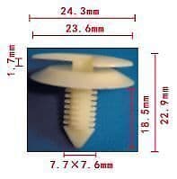 10x Door Panels Card Retainer Trim Plastic Clips for Vauxhall VW Transporter Amc