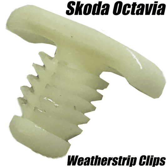 10x Door Rubber Weatherstrip Moulding Clips Lower Bottom Seal for Skoda Octavia