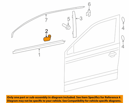 10x Door Scraper Seal Glass Weatherstrip Trim Clips for VW Golf Mk5 V Jetta