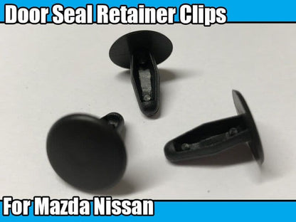 10x Door Seal Fastener Retainer Rivet Trim Clips Insulation Fits Mazda Nissan