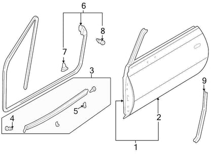 10x Door Seal Fastener Retainer Rivet Trim Clips Insulation Fits Mazda Nissan