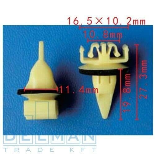 10x Door Sill Panel Mounting Trim Clips for Toyota Fj Cruiser Rav 4 75494-42010