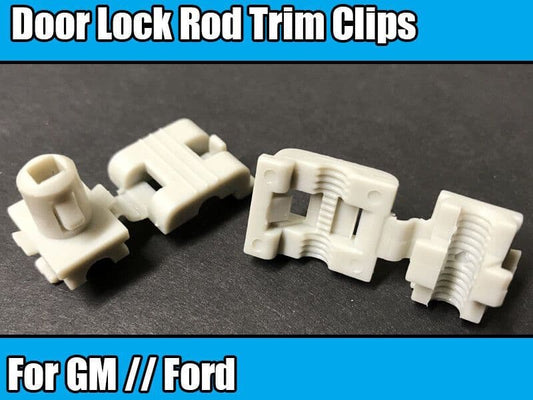 10x Door Tail Gate Lock Locking Rod Cable Trim Clips for GM Ford 16675980